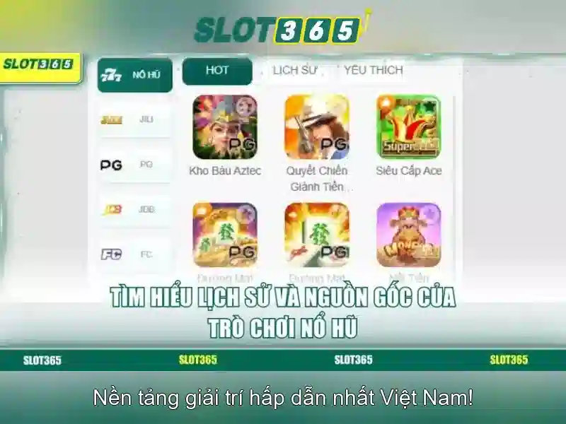 Slot365: Cổng trò chơi slot trực tuyến an toàn và hấp dẫn
