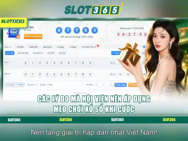 Slot365: Trải nghiệm casino slot trực tuyến tuyệt vời